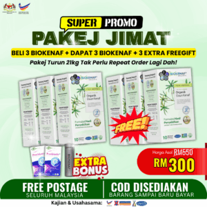 Pakej Cut Loss 20kg (6BOX + 2POSTBIOTIC + 1TUMBLER)